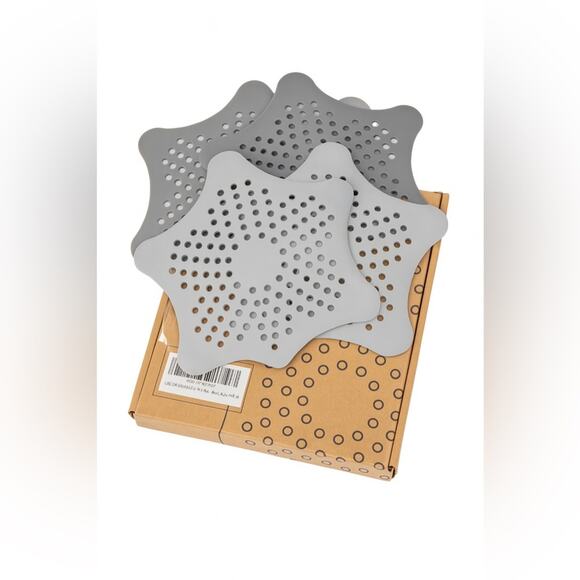 🛁 4-Pack Umbra Starfish Hair Catchers – Stylish & Effective Drain Protection 🛁 - Picture 1 of 4